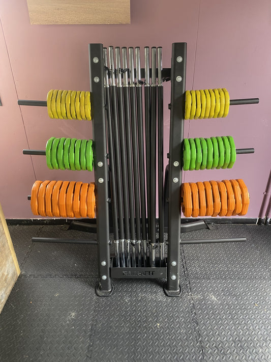 Mirafit Studio Pump Set and Storage Rack